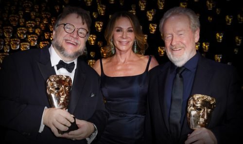 BAFTA 2018 - Guillermo del Toro - Ridley Scott - Joanna Lumley